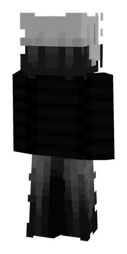 Black skin: body, back render