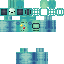 Blue skin: raw texture render