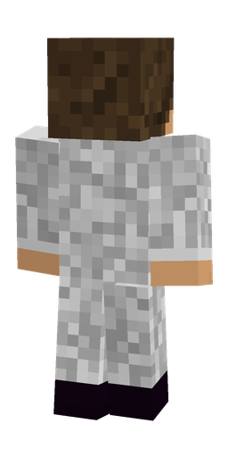 Brown skin: body, back render
