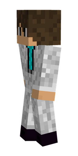 Brown skin: body, left side render