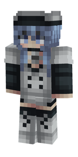 Black skin: body, front render