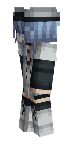 Black skin: body, left side render