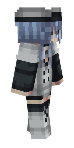 Black skin: body, right side render