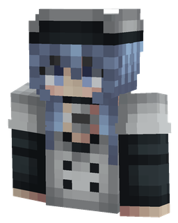 Black skin: bust render