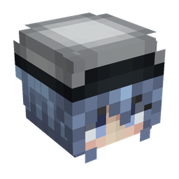 Black skin: head render