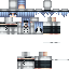 Black skin: raw texture render