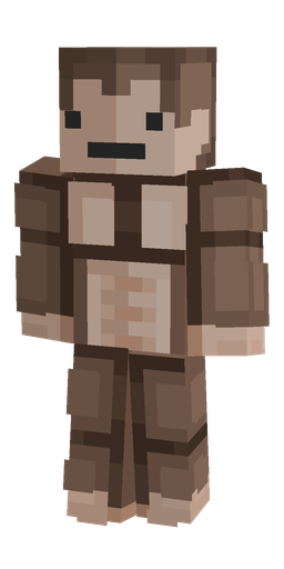 Brown skin: body, front render