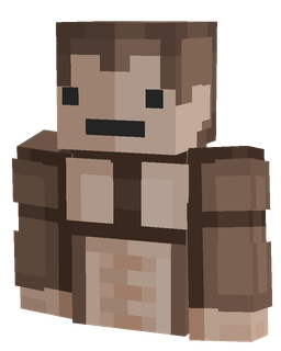 Brown skin: bust render