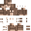 Brown skin: raw texture render