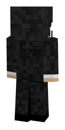 Black skin: body, back render