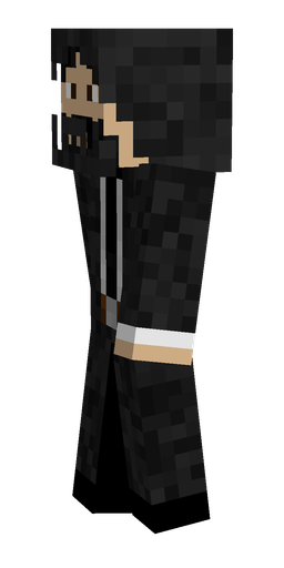 Black skin: body, left side render