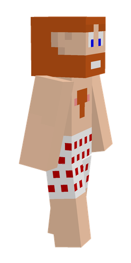 Brown skin: body, right side render