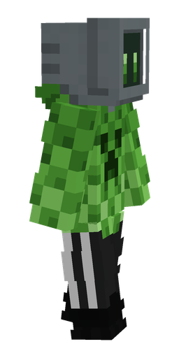 Black skin: body, right side render