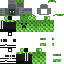 Black skin: raw texture render