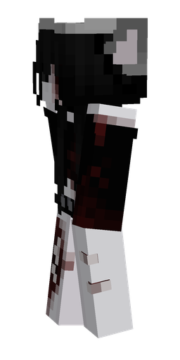 Black skin: body, left side render