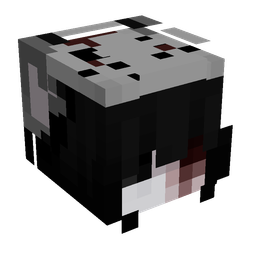 Black skin: head render
