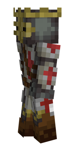 Black skin: body, left side render