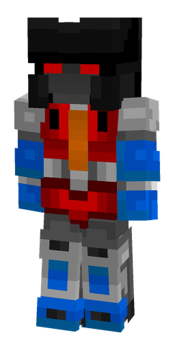 Black skin: body, front render