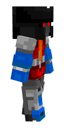Black skin: body, right side render