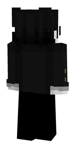Black skin: body, back render