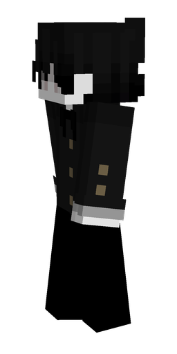 Black skin: body, left side render