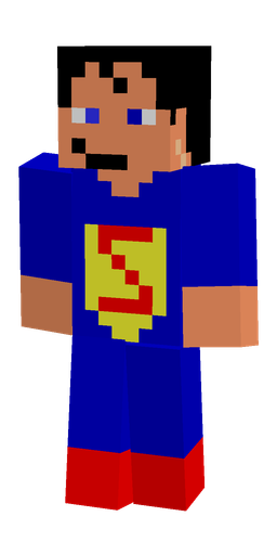 Blue skin: body, front render