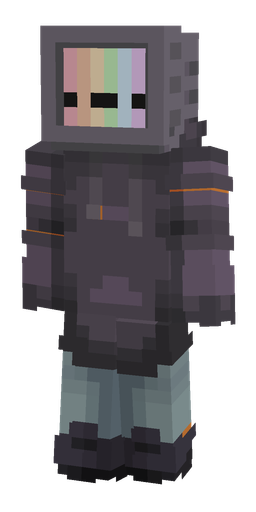 Black skin: body, front render