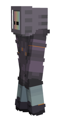 Black skin: body, left side render