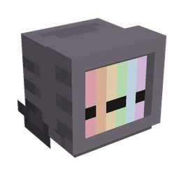 Black skin: head render