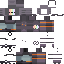 Black skin: raw texture render