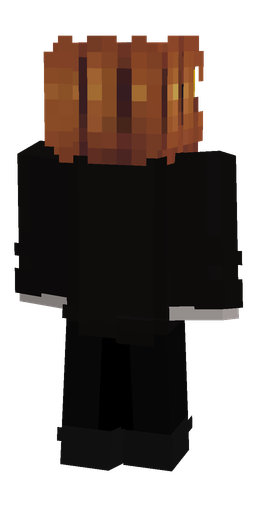 Black skin: body, back render