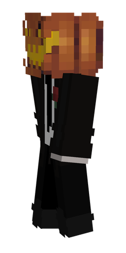 Black skin: body, left side render
