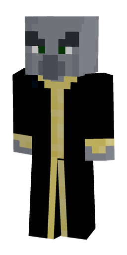 Black skin: body, front render