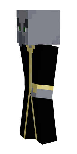 Black skin: body, left side render