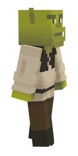 Brown skin: body, right side render
