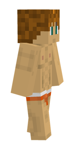 Brown skin: body, right side render