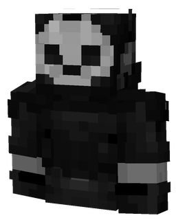 Black skin: bust render