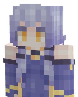 Blue skin: bust render