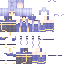 Blue skin: raw texture render