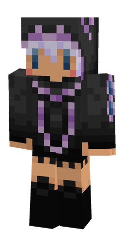 Black skin: body, front render
