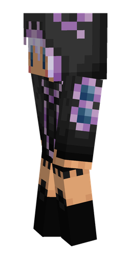 Black skin: body, left side render