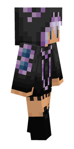Black skin: body, right side render