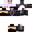 Black skin: raw texture render