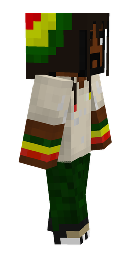 Black skin: body, right side render