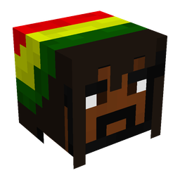 Black skin: head render