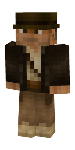Black skin: body, front render