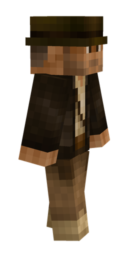 Black skin: body, right side render