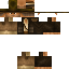 Black skin: raw texture render