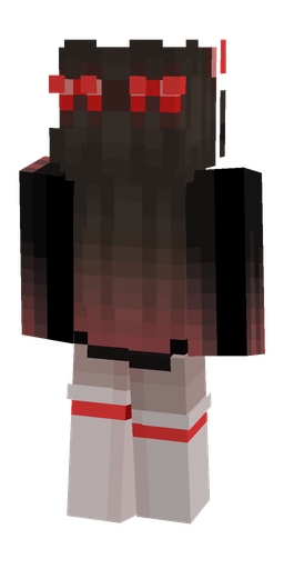 Black skin: body, back render
