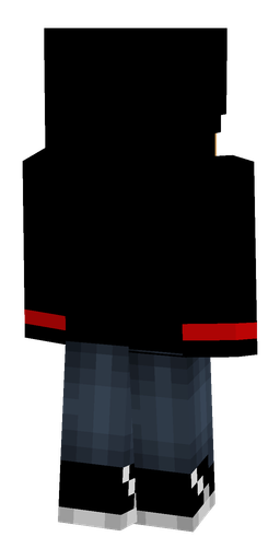 Black skin: body, back render